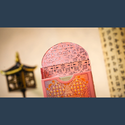 Ancient Relics Gem Playing Card by 52 Muse (Pink)