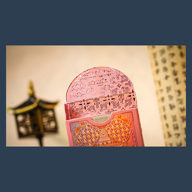 Ancient Relics Gem Playing Card by 52 Muse (Pink)