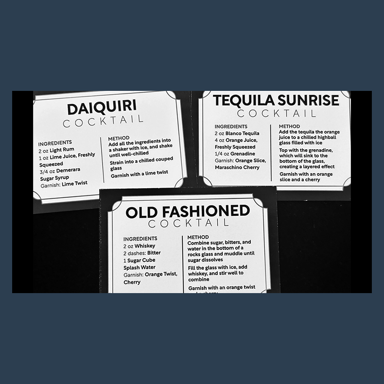 Cocktail Cards fra Svenpad