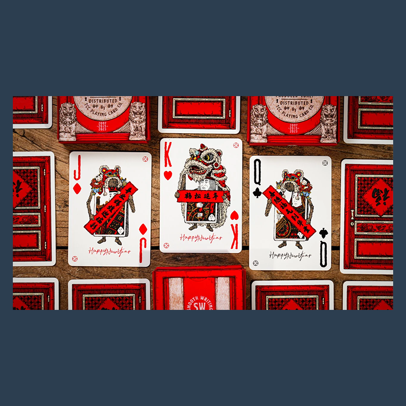 New Year Playing Cards by Smooth Writing