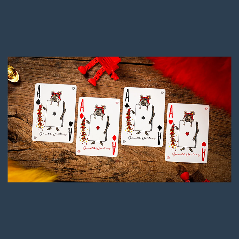 New Year Playing Cards by Smooth Writing