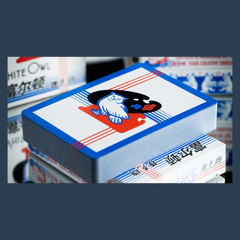 FULTON'S WHITE OWL PLAYING CARDS