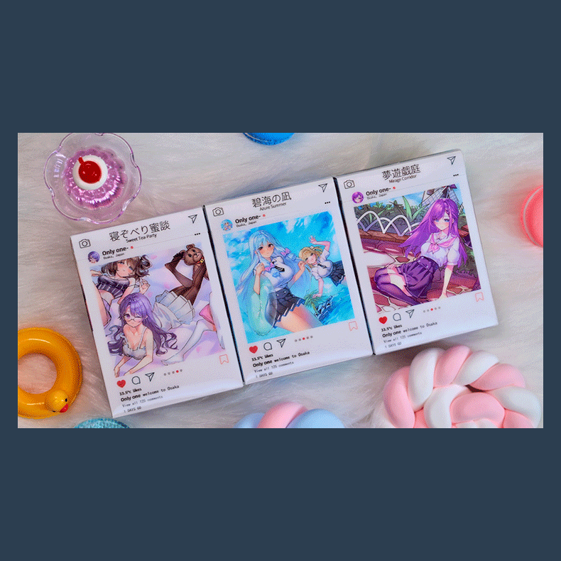 Sweet Cosplay Show - Azure Summer (Grading Box) Playing Cards