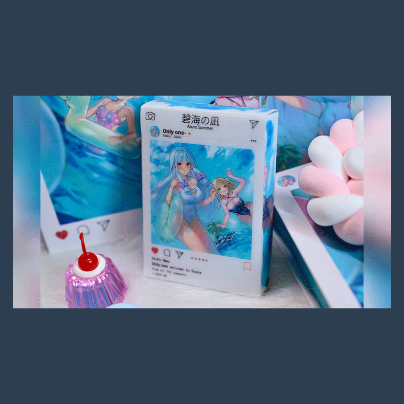 Sweet Cosplay Show - Azure Summer (Grading Box) Playing Cards