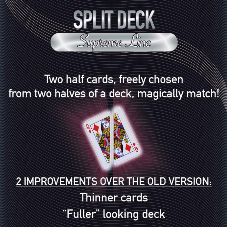 Bicycle - Supreme Line - Split deck (Red)