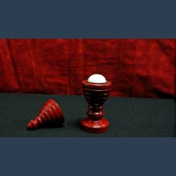 BALL VASE &amp; SILK (RED) by Premium Magic