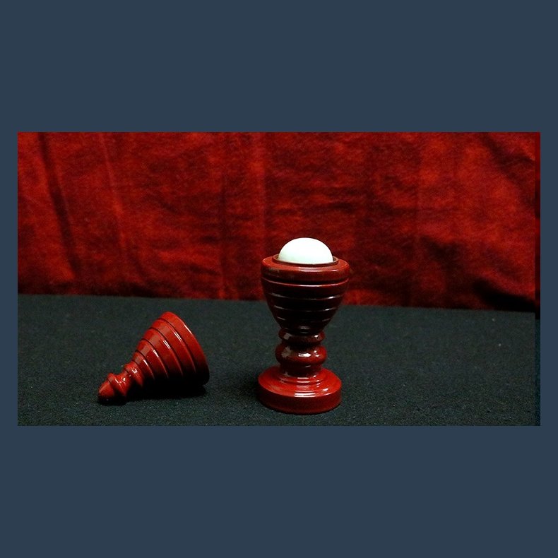 BALL VASE &amp; SILK (RED) by Premium Magic
