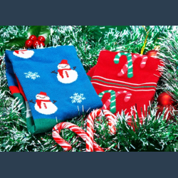 Christmas Socks by Michel Huot