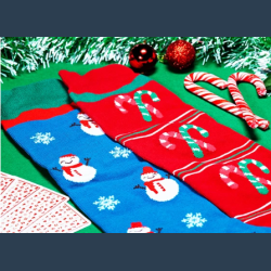 Christmas Socks by Michel Huot