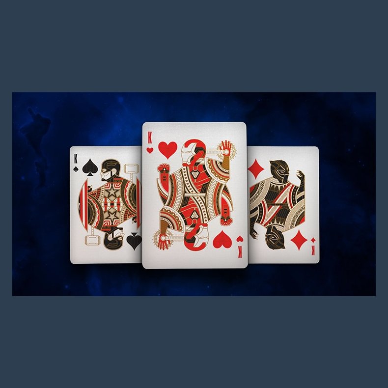 Avengers: Blue Edition Playing Cards by theory11