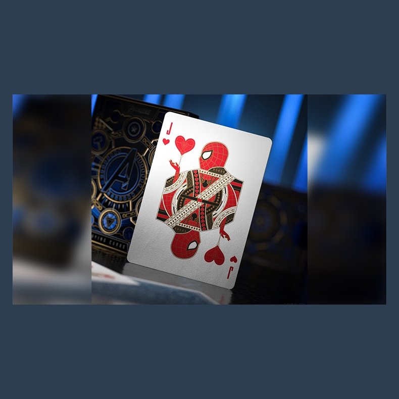 Avengers: Blue Edition Playing Cards by theory11