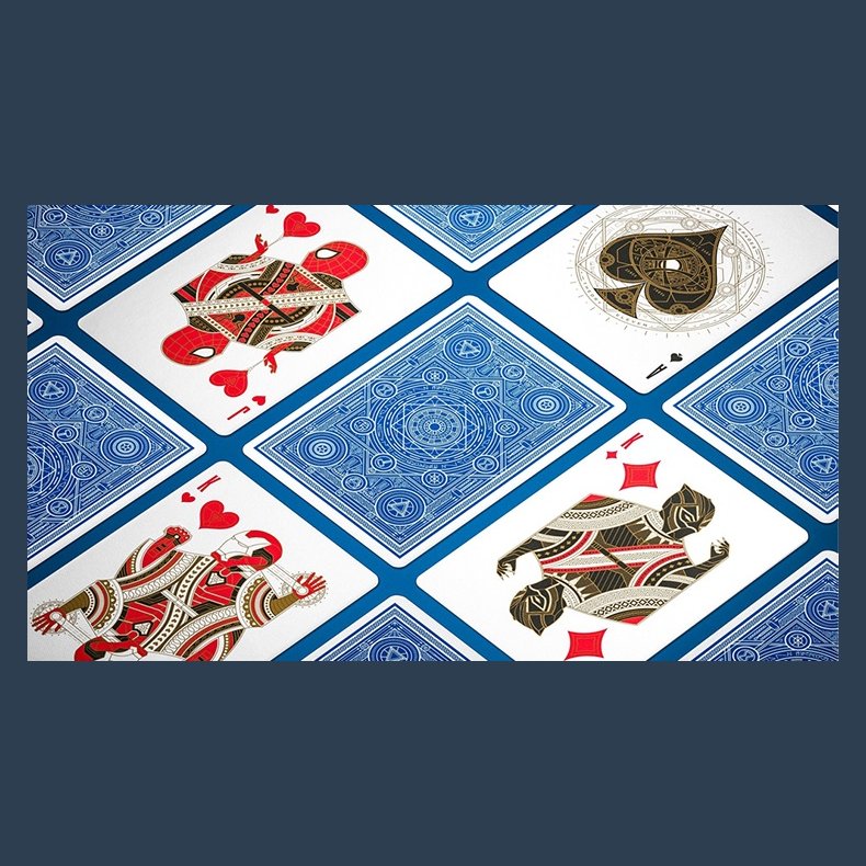 Avengers: Blue Edition Playing Cards by theory11