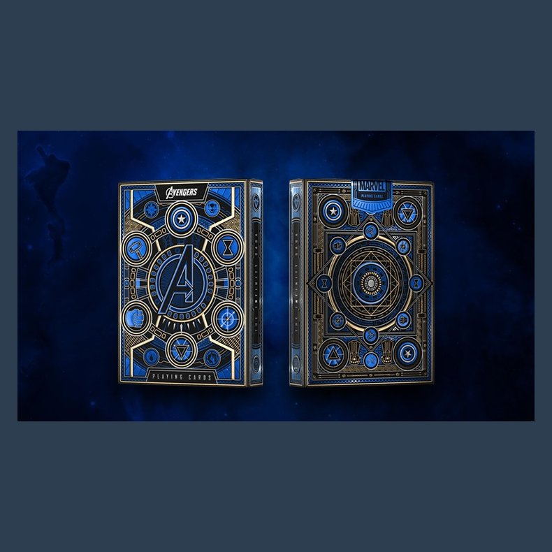 Avengers: Blue Edition Playing Cards by theory11