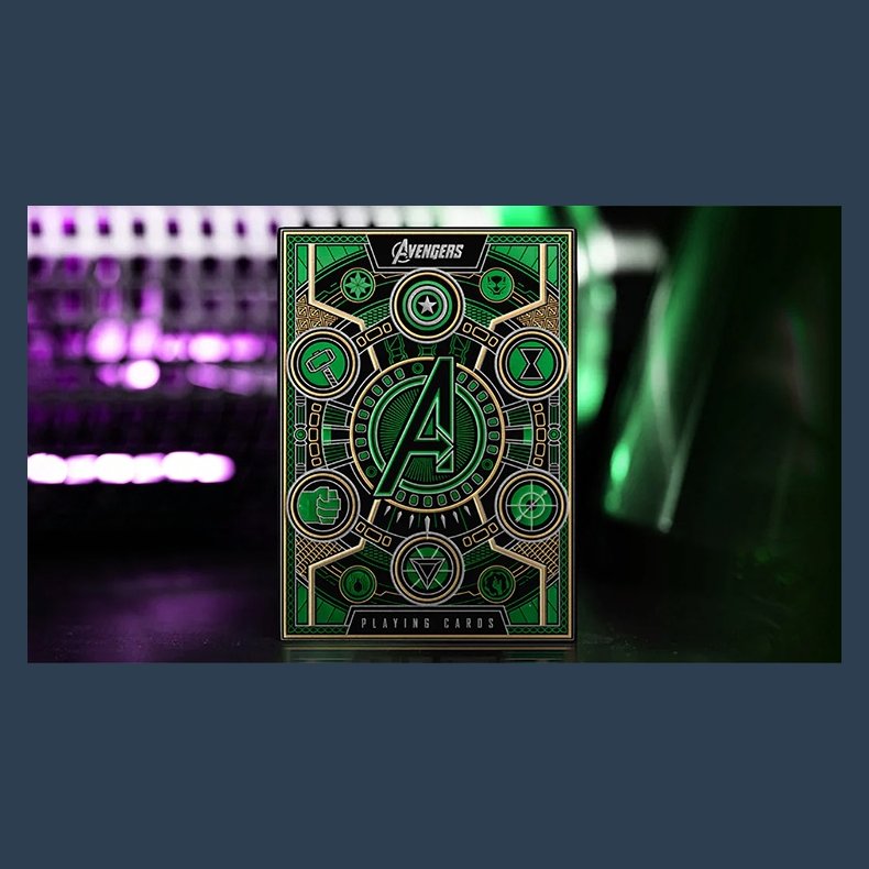 Avengers: Green Edition Playing Cards by theory11