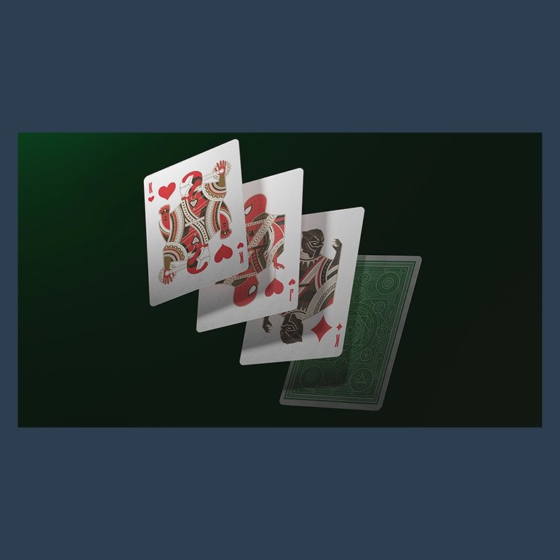Avengers: Green Edition Playing Cards by theory11