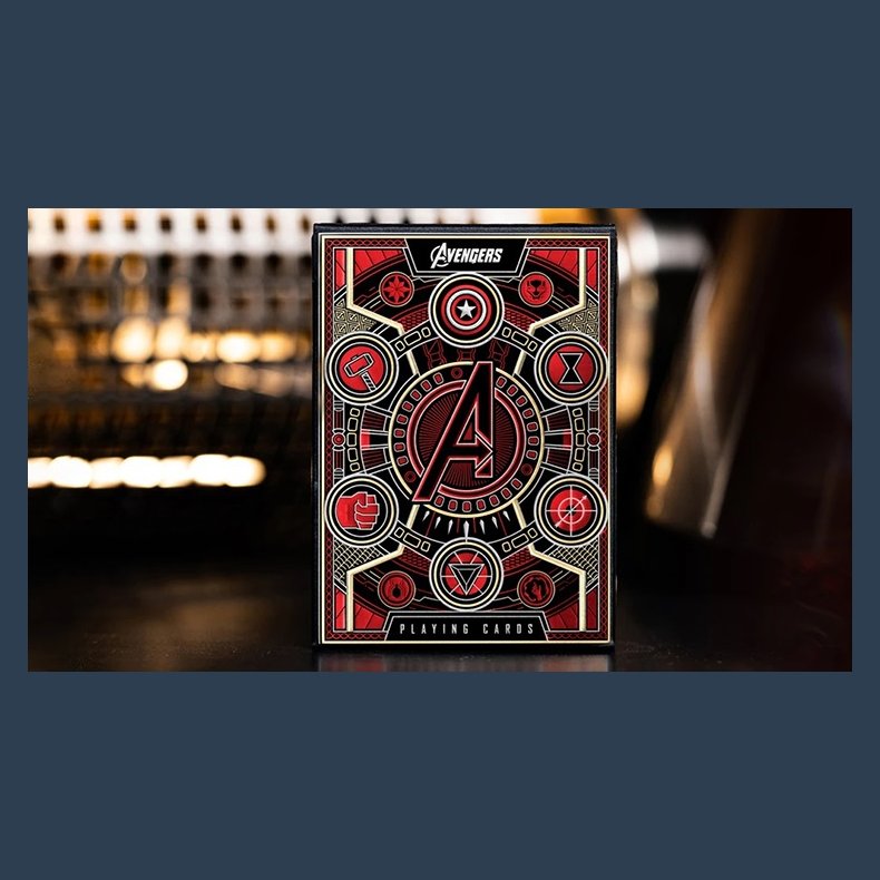 Avengers: Red Edition Playing Cards by theory11