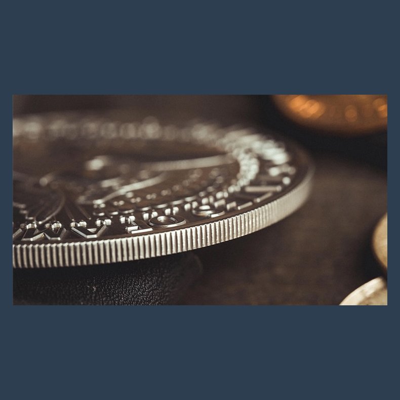 Bacon Jumbo Coin (Oversized Half Dollar) by Bacon Magic