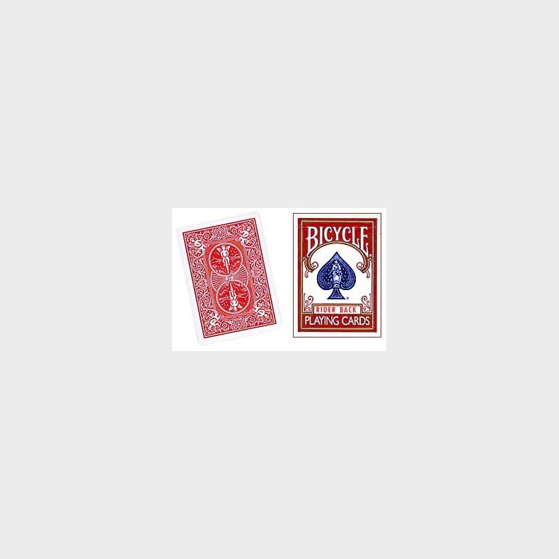 Double Back Bicycle Cards (red/red) skens farve varierer.