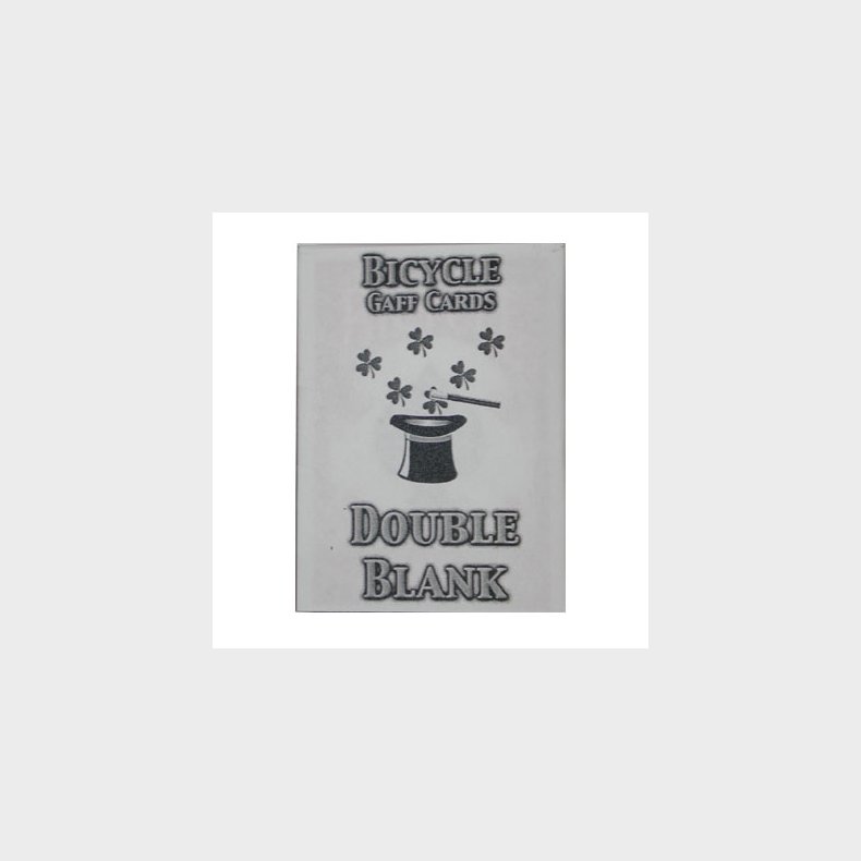 52 Double Blank Bicycle kort (skens farve varierer)