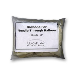  Needle Through Balloon Replacement (25 balloons) by Bazar de Magia