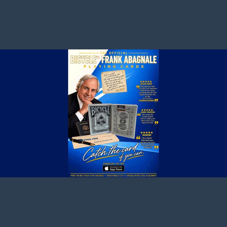 Bicycle Frank Abagnale spillekort