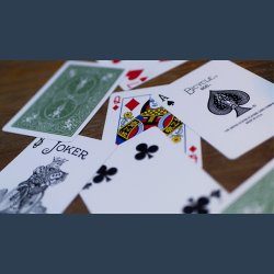 Bicycle Metallic Emerald Playing Cards