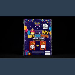 Birthday Silk Surprise REFILL (10 Silks) by PlayTime Magic DEFMA