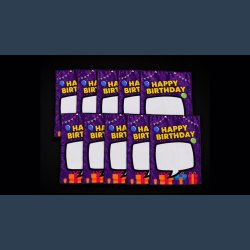 Birthday Silk Surprise REFILL (10 Silks) by PlayTime Magic DEFMA