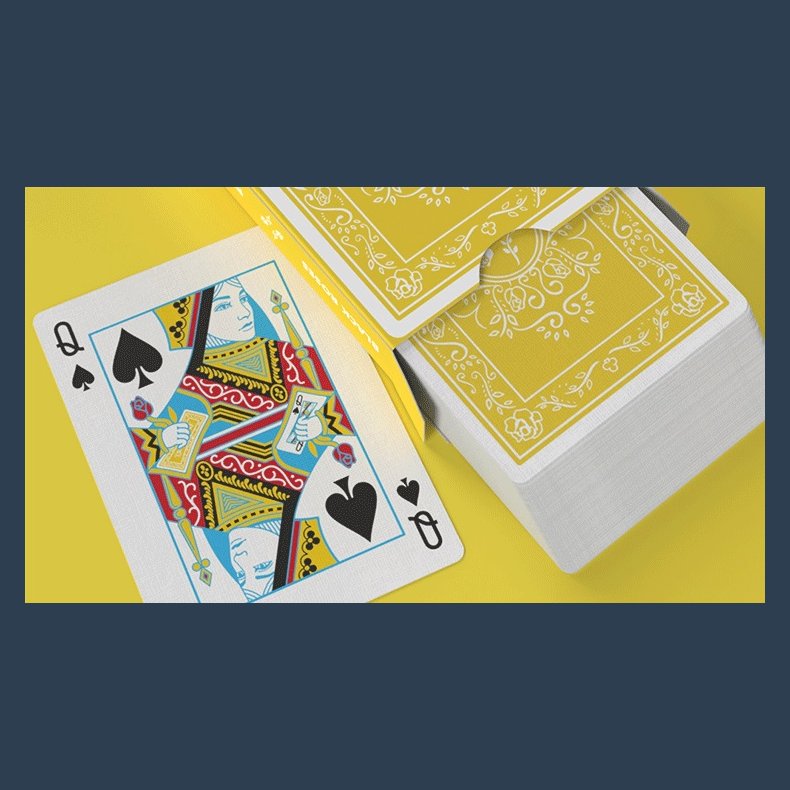 Black Roses Sunny Days Playing Cards