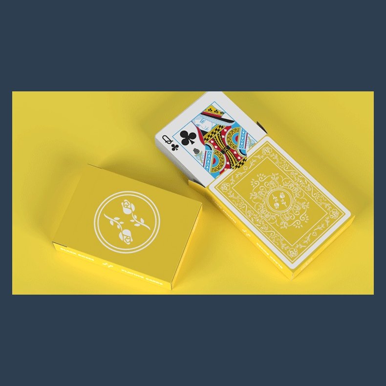 Black Roses Sunny Days Playing Cards