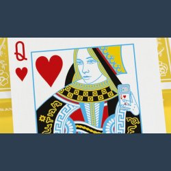 Black Roses Sunny Days Playing Cards