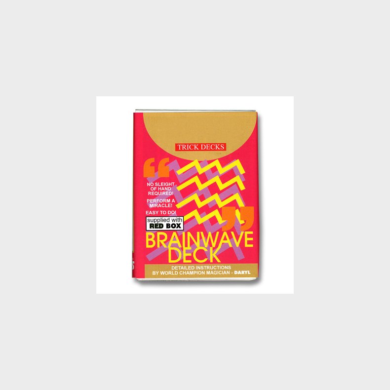 Brainwave Deck Bicycle (Red Case)