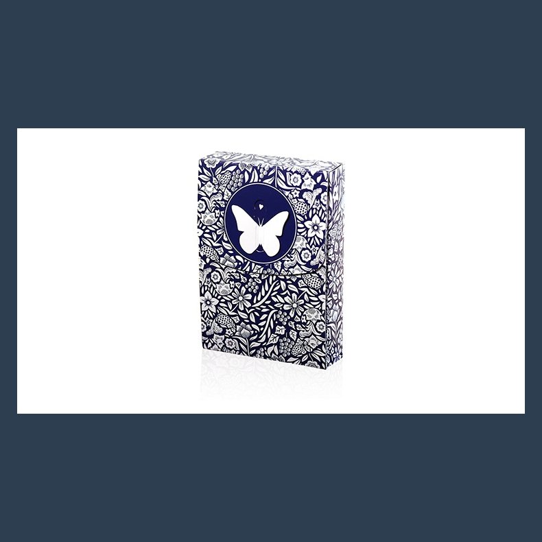 Butterfly Playing Cards Marked (Blue) 3rd Edition by Ondrej Psenicka