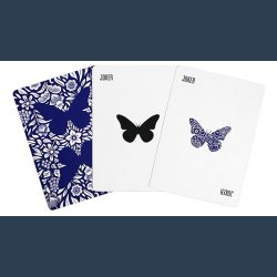 Butterfly Playing Cards Marked (Blue) 3rd Edition by Ondrej Psenicka
