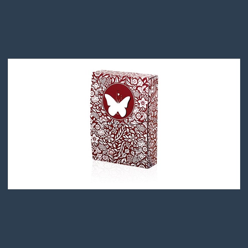 Butterfly Playing Cards Marked (Red) 3rd Edition by Ondrej Psenicka