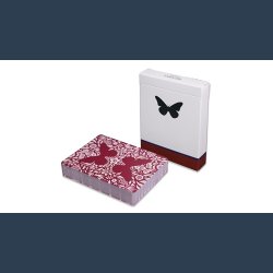Butterfly Playing Cards Marked (Red) 3rd Edition by Ondrej Psenicka