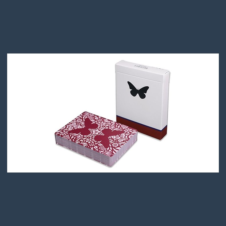 Butterfly Playing Cards Marked (Red) 3rd Edition by Ondrej Psenicka