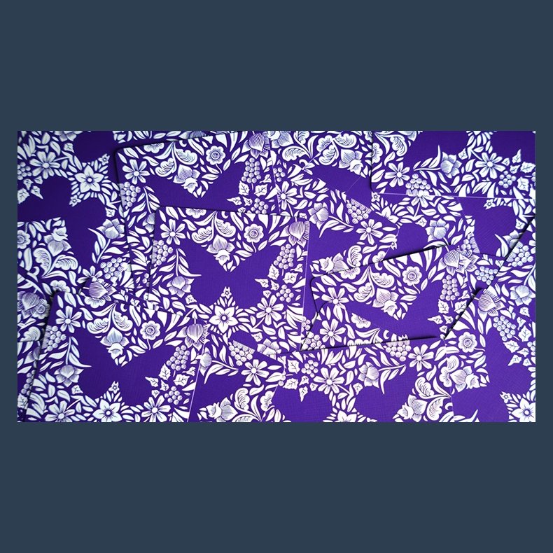 Butterfly Playing Cards (Royal Purple Edition)
