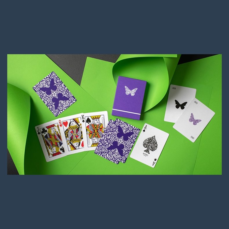 Butterfly Playing Cards (Royal Purple Edition)