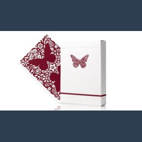 Butterfly Worker Marked Playing Cards (Red) by Ondrej Psenicka