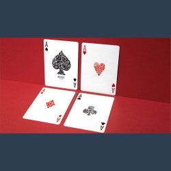 Butterfly Worker Marked Playing Cards (Red) by Ondrej Psenicka