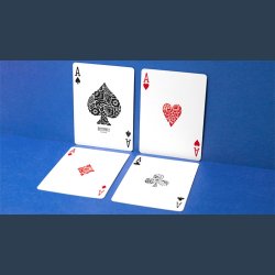 Butterfly Worker Marked V2 Playing Cards (Blue) by Ondrej Psenicka