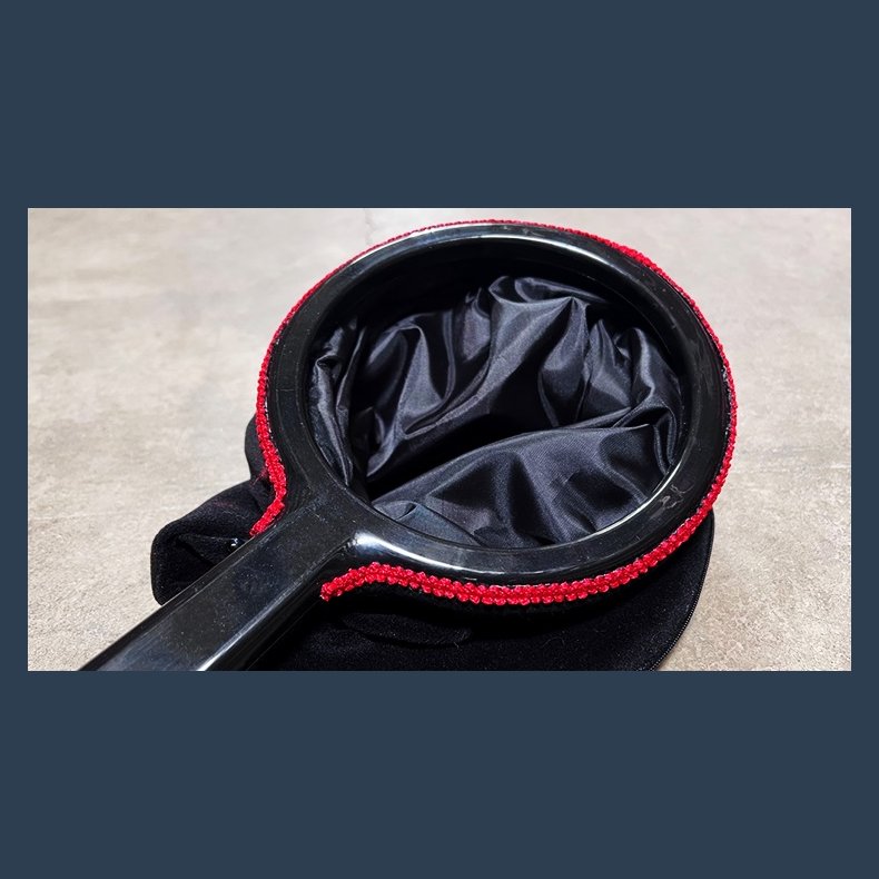 Change Bag Velvet REPEAT WITH ZIPPER (Black) by Bazar de Magia
