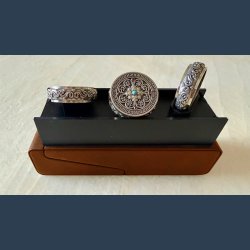 Coin Vault Case and Display Set (Brown)
