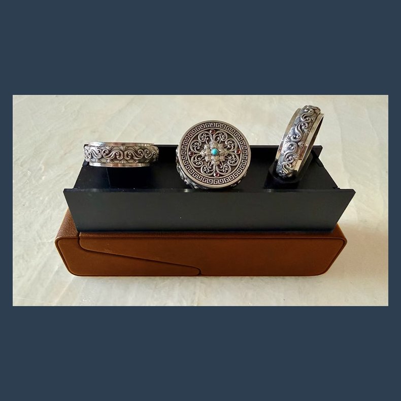 Coin Vault Case and Display Set (Brown)