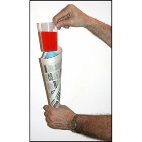 Comedy Glass in Paper Cone by Bazar de Magia