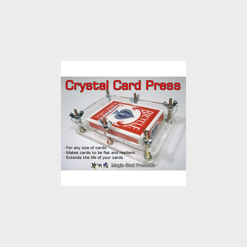 Crystal Card Press by Hondo &amp; Fon