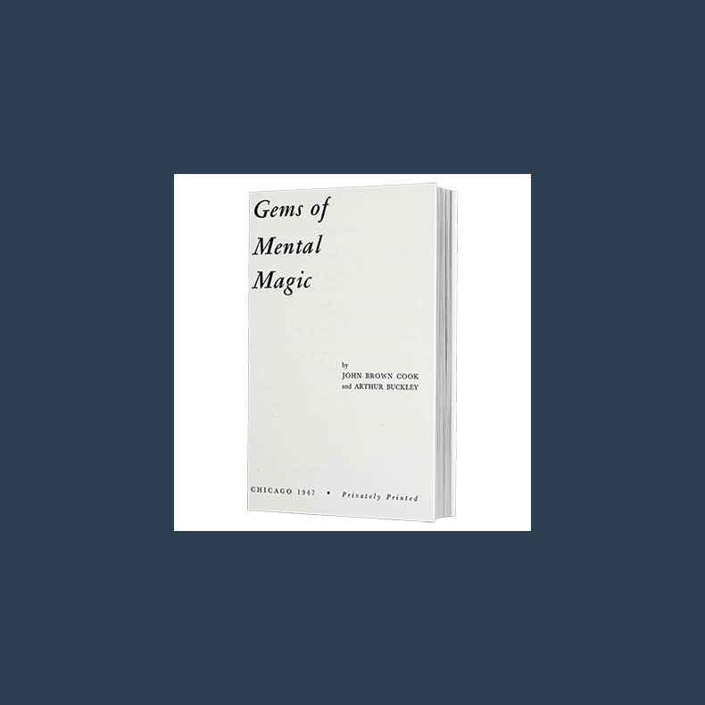 Gems of Mental Magic by Arthur Buckley and The Conjuring Arts Research Center - eBook DOWNLOAD