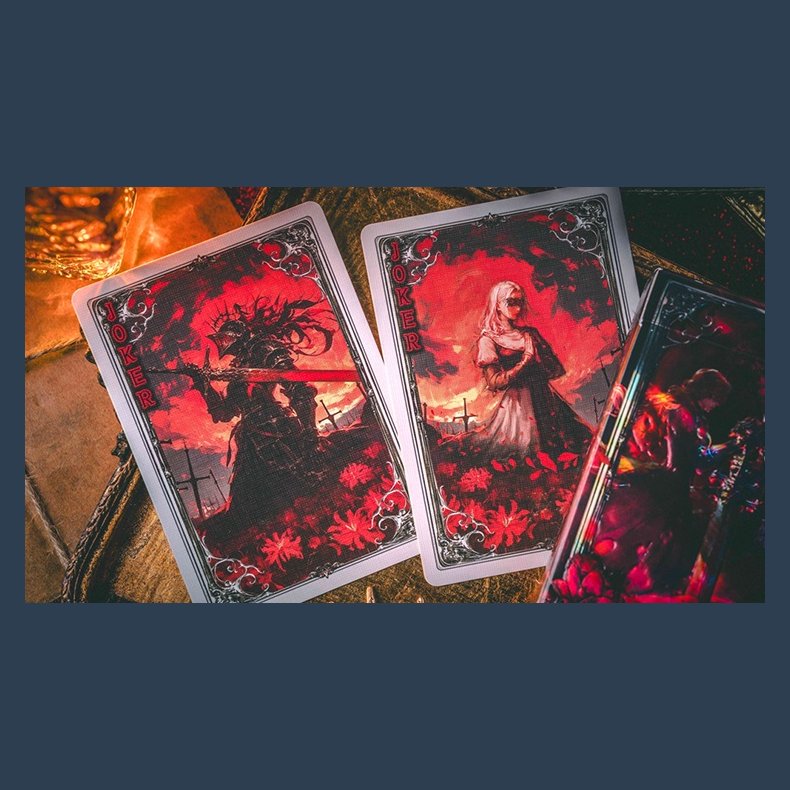 Death Knight (Inferno) Playing Cards by Evokad