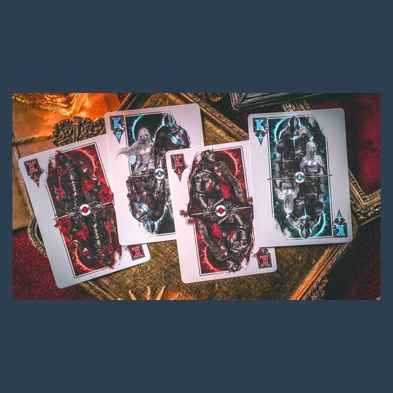 Death Knight (Inferno) Playing Cards by Evokad